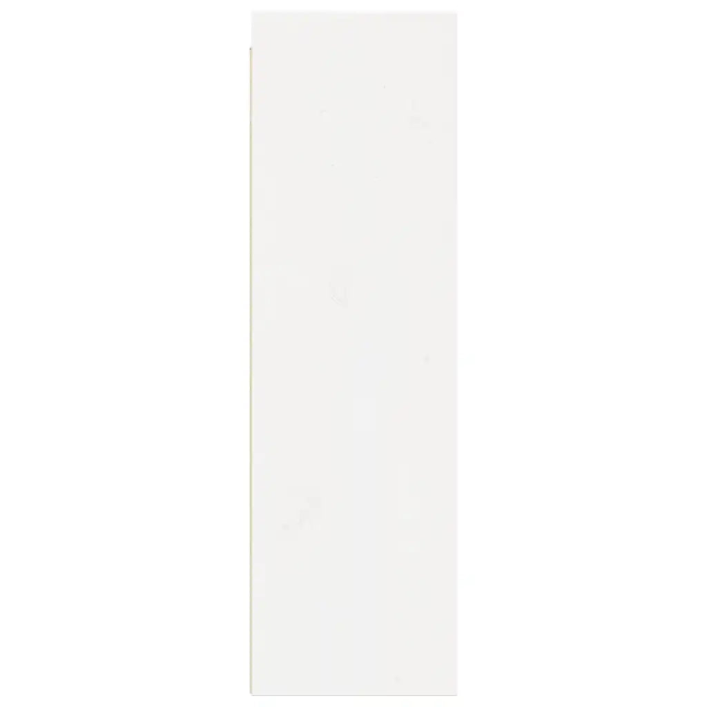 Pensili Bianchi 2 pz 30x30x100 cm in Legno Massello di Pino 813508