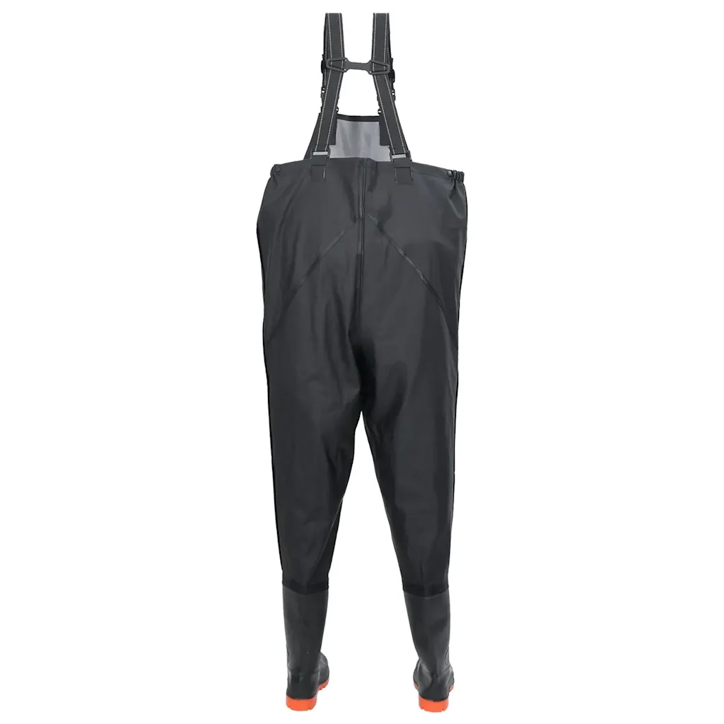 Wader da Pesca con Stivali Nero Taglia 46 4016989