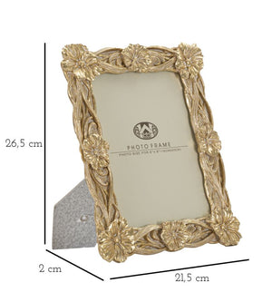 Cornice Twist Flo 21,5x2x26,5 cm in Poliresina e Vetro