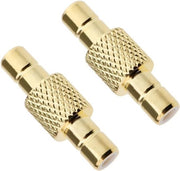 2 Adattatori RF per Connessioni Mascalci a Mascalci 50 Ohm per Antenne TV, LAN Senza Fili, Cavi Coassiali - Radio Wi-Fi
