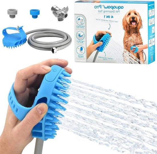 Sistema di Pulizia per Animali - Doccia per Cani e Gatti - Tubo di Doccia per Giardino - Kit di Pulizia per Animali di Corte