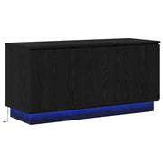Mobile TV | Armadietto TV | Mobile Porta TV Rovere Nero 100 x 38 x 49 cm Legno multistrato