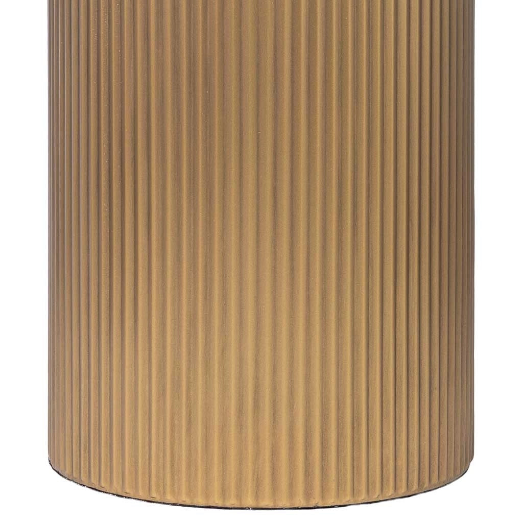 Tavolino in metallo 48x48x51h cm Oro
