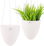Due pannelli per piante in sospensione, supporti per piante, vaso per piante in sospensione autoirrigante, supporto per piante, contenitore per piante moderno per decorazioni interne ed esterne