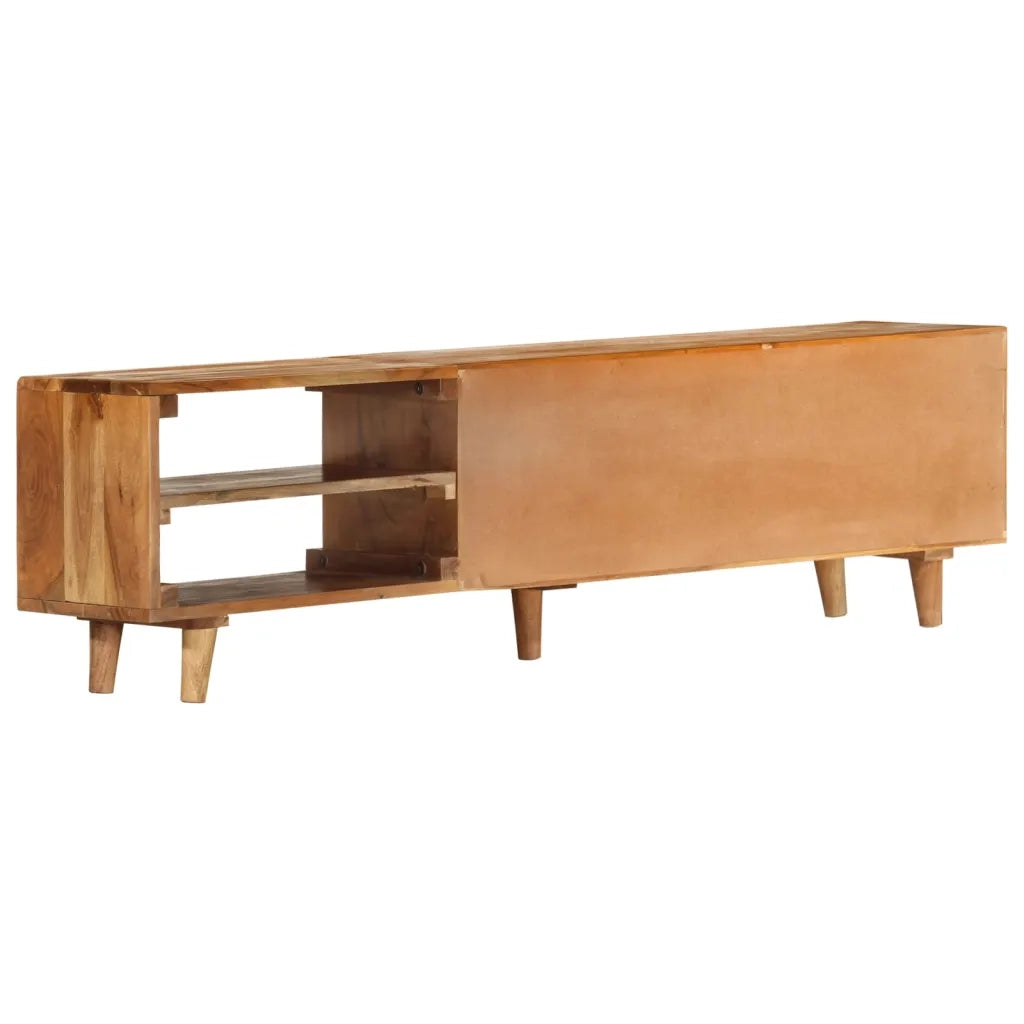 Mobile TV Massello di Acacia con Finitura Sheesham 140x30x40 cm  cod mxl 15760