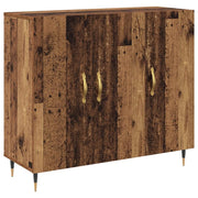 Credenza | Madia | Buffet da pranzo | Armadio da pranzo Legno vecchio 90 x 34 x 80 cm Legno multistrato