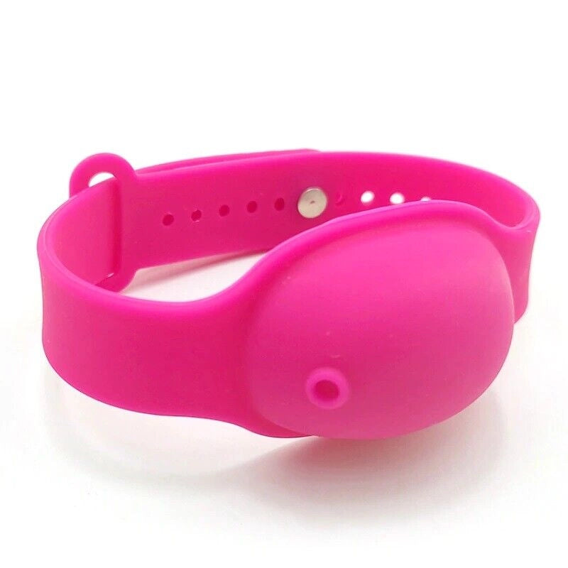 Dispenser Bracciale porta gel disinfettante 6ml unisex uomo donna bambino