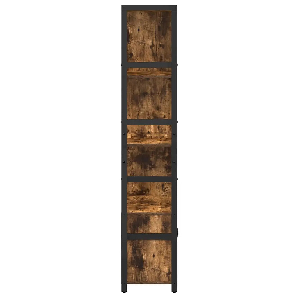 Libreria Rovere fumé 80 x 30 x 155,5 cm Legno multistrato 868439