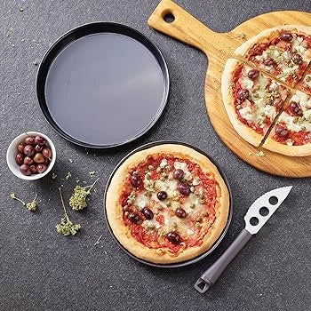 TORTIERA BASSA PER PIZZA TONDA 'RUSTIC LINE' 34 cm - PENTALUX