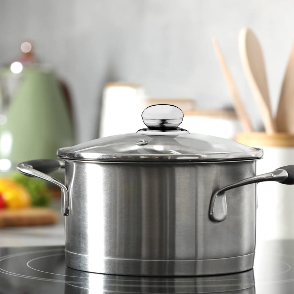 Coperchio in vetro KADAX per pentola/padella da 28 cm, universale e resistente al calore.