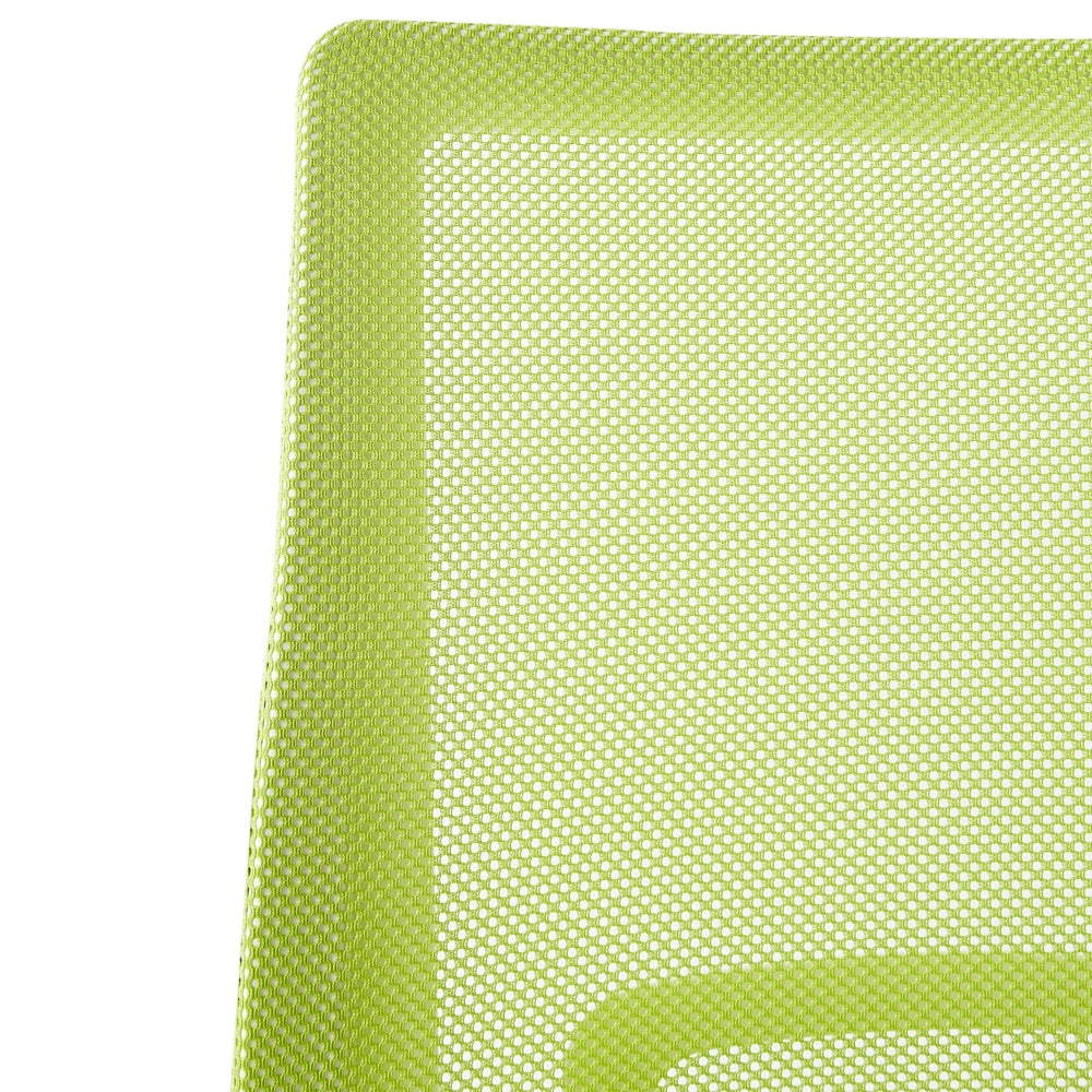 Sedia girevole da ufficio con schienale reclinabile regolabile in altezza verde lime moderna ufficio in casa