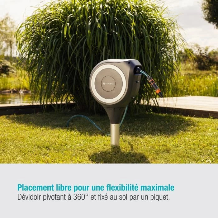 GARDENA RollUp S distributore automatico di picchetti 15 m bordo bianco