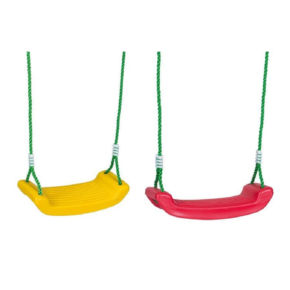 Trade Shop - Seduta Per Altalena 43x17x9 Cm Con Corda Gioco Bambini Giardino Esterno 3177274 -