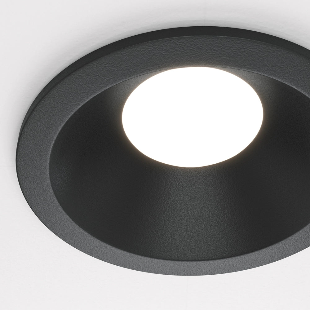 Faretto incasso soffitto Maytoni Zoom DL032-2-01B nero IP65