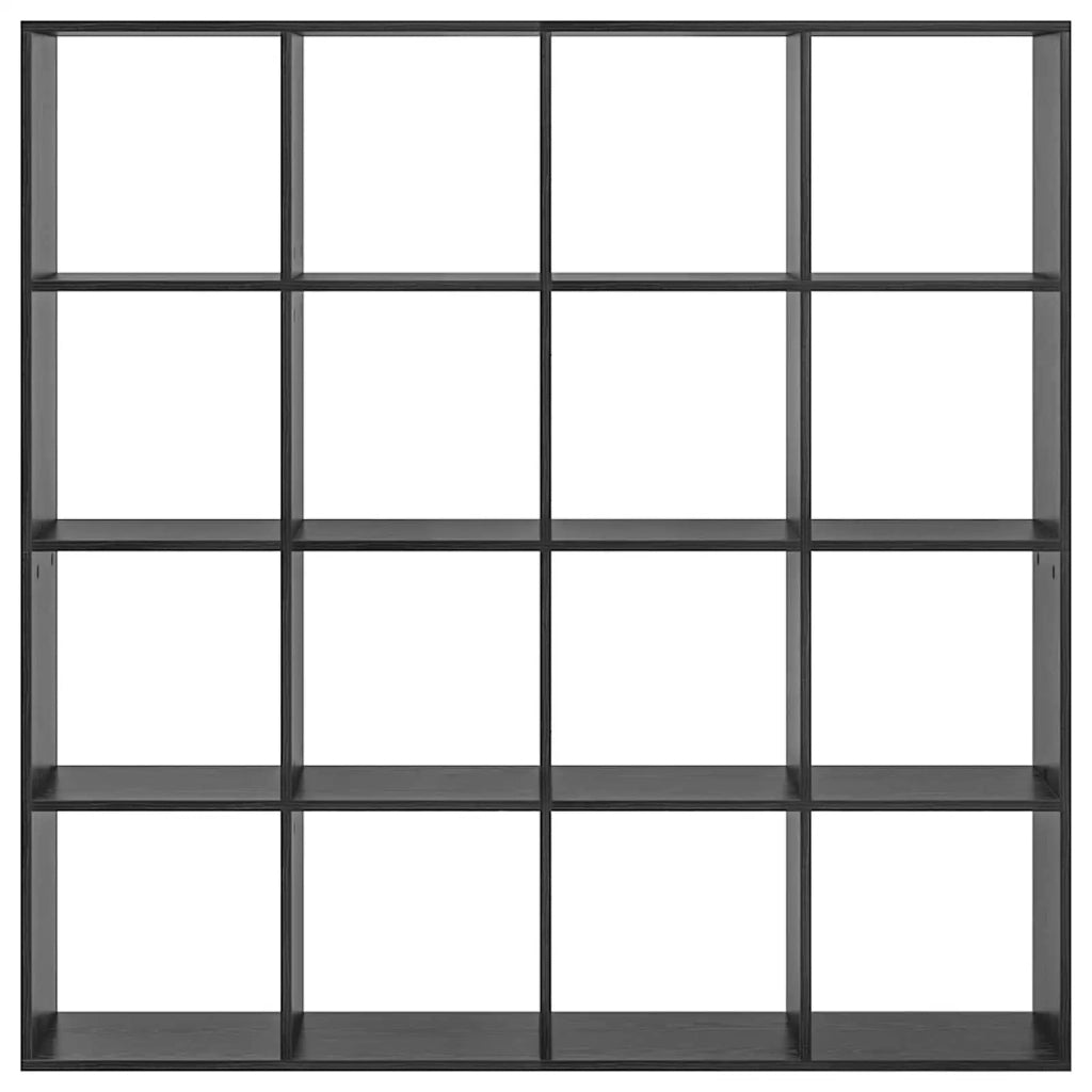 Armadio per Libri Rovere Nero 137,5 x 29 x 137,5 cm 3388357