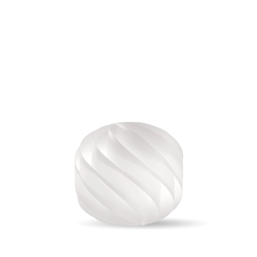Lampada Da Scrivania-Ufficio Moderna Globe Polilux ® Bianco 1 Luce E27 D40Cm
