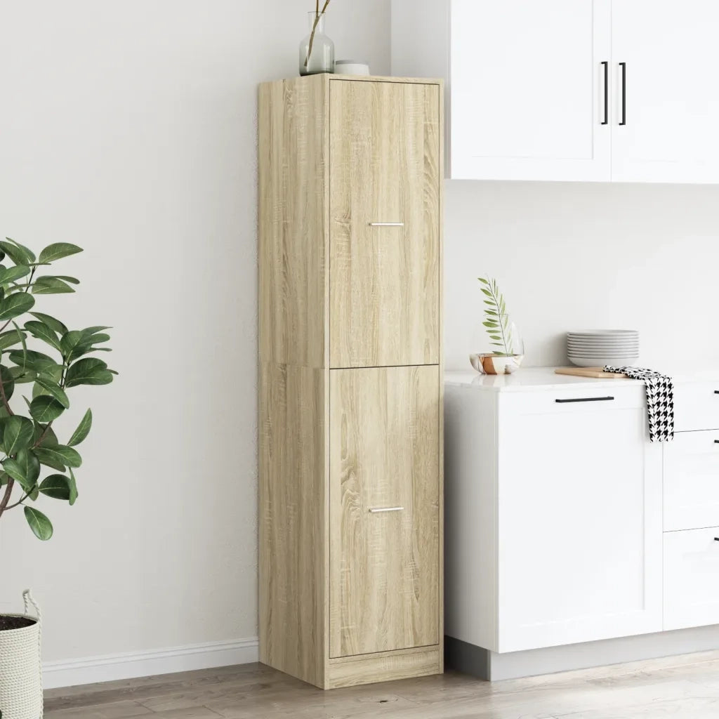 Armadietto da Farmacia Rovere Sonoma 40x41x174,5 cm Truciolato 3309647