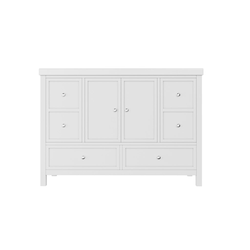 Mobile da Bagno con Lavabo Integrato e Cassetti ¨C MINIMAL ¨C Bianco 120x50x86.5cm