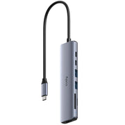 CUDY UH407 - HUB USB 7-IN-1 WITH 4K HDMI