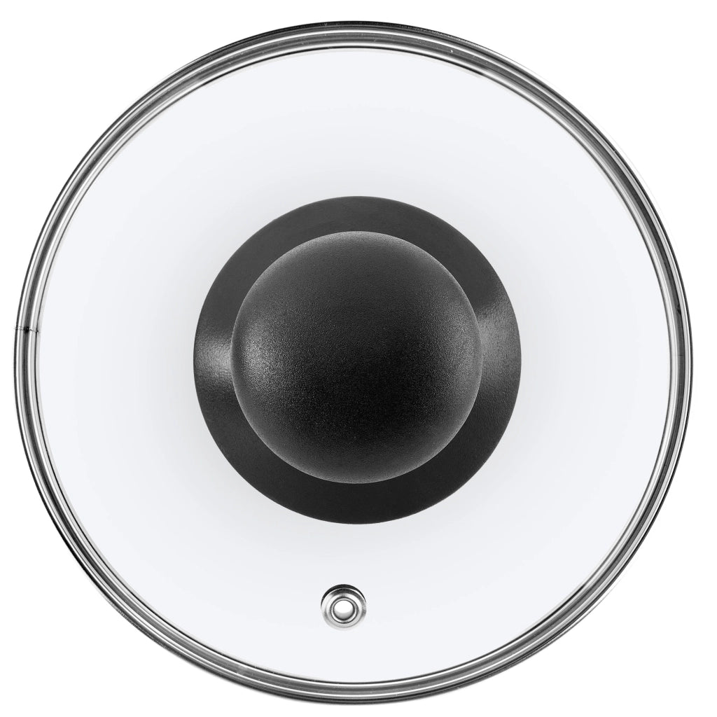 Coperchio in vetro KADAX da 16 cm, universale, resistente al calore, per pentole e padelle.