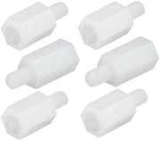 Supporti di fissaggio a distanza - Nylon - Hex - a distanza - Bianchi - Viti a distanza - 100 pezzi