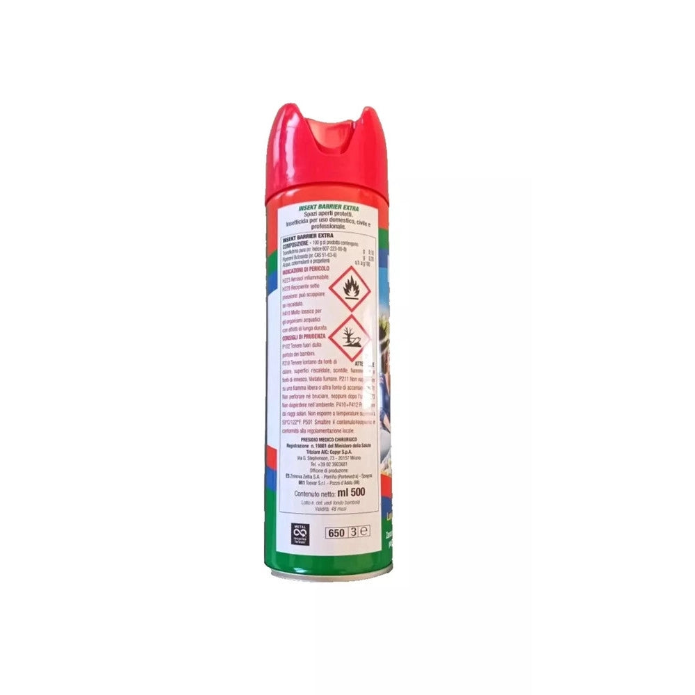 Trade Shop - Set 12pz Insetticida Anti Zanzare Spray Barriera Protettiva Esterno Spazi Aperti 007585z -