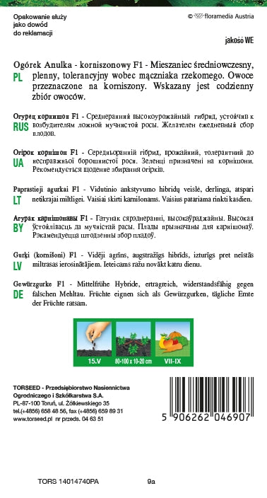 Cetriolo di campo Anulka F1 3g