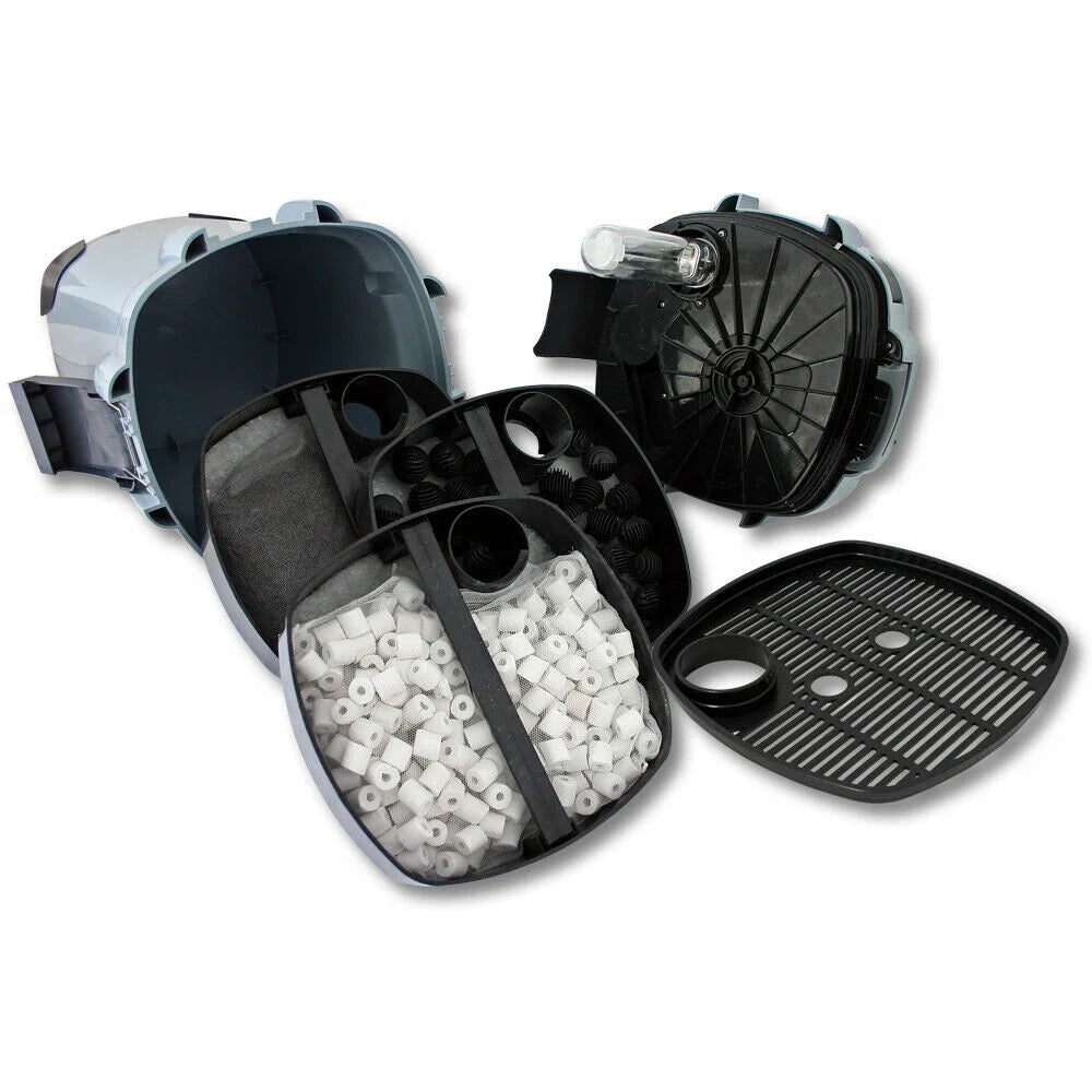 Pompa filtro esterna per acquario biologico 1000 litri all'ora 9 Watt CUV 16_0001744