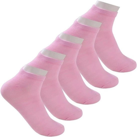 Set di 5 calze elastiche senza lacci per donne e bambini con maniche basse