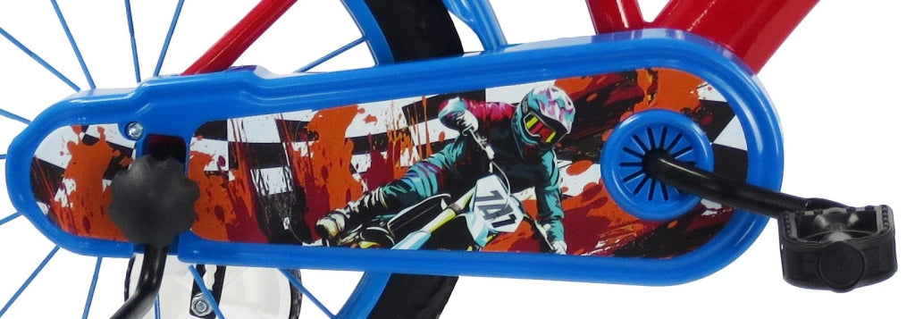 SCH SPEED 16", bicicletta per bambini, adatta a bambini tra i 5 e i 7 anni, per altezza tra 105 e 135 cm, con campanello