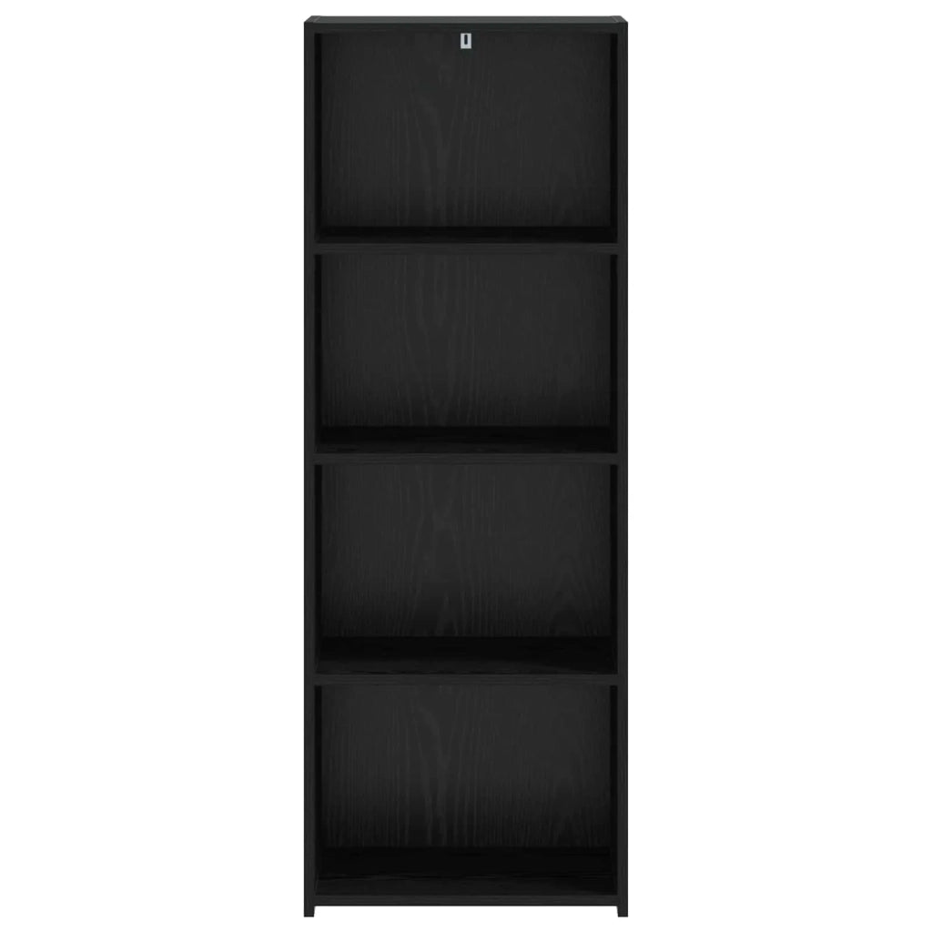 Credenza Rovere Nero 45 x 41 x 124 cm Legno ingegnerizzato 8015669