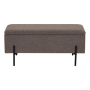 Panca Watford, Marrone, Poliestere, 36,5x95x43 cm