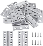 Scharnieri inclinabili - 24 pezzi - acciaio inossidabile - 44 mm x 31 mm