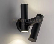 APPLIQUE LED REVERSE ORIENTABILE 180° ANTRACITE 7,5W 620LM 4000K IP44 10,5X17,2X25,3CM