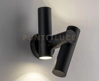 APPLIQUE LED REVERSE ORIENTABILE 180° ANTRACITE 7,5W 620LM 4000K IP44 10,5X17,2X25,3CM