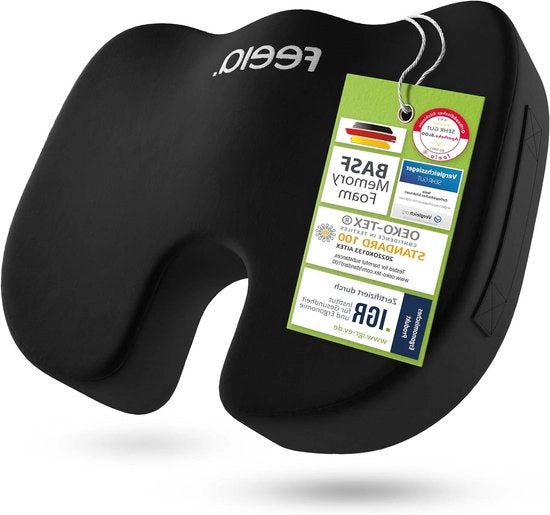 Cuscino da Scrivania Ergonomico con 3 Gradi di Durezza - Riduce il Dolore e Offre Comfort con Miglioramento della Circolazione Sanguigna