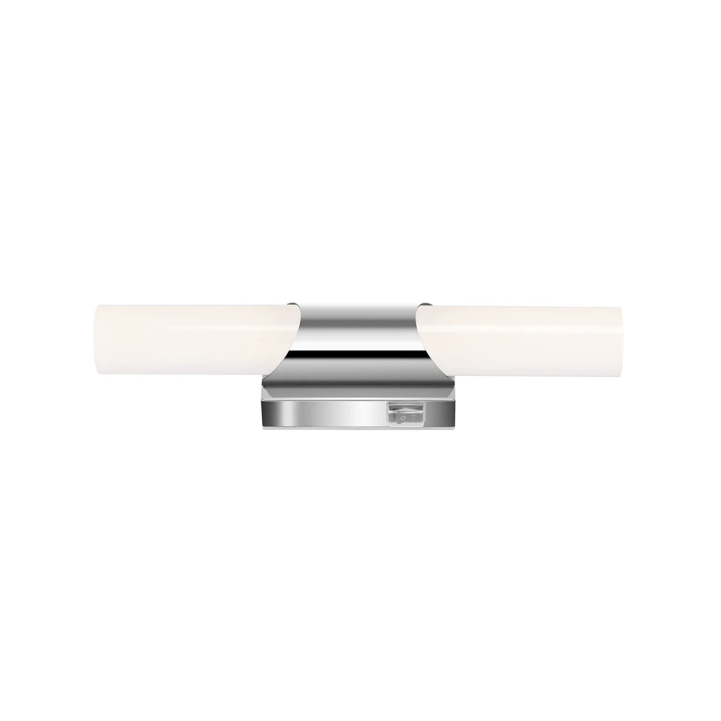 Applique Contemporanea Klak Plastica Cromo Led Integrato 11W 4000K