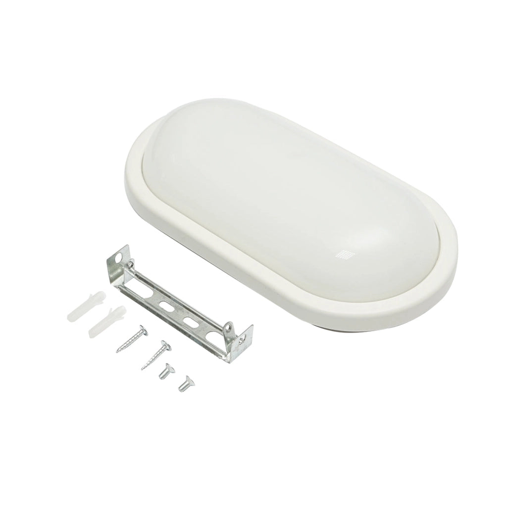 Plafoniera LED 15W, 220V 6500K, 215x115x70mm luce fredda illuminazione interno/esterno