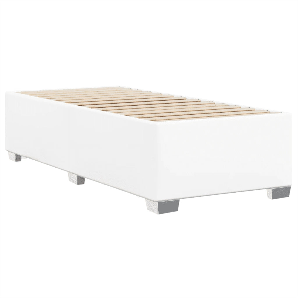 Giroletto-Struttura Letto Bianco 80x200 cm in Similpelle 819912