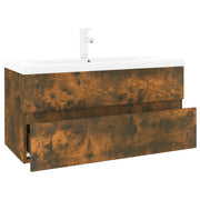 Mobile lavabo con lavabo integrato legno ingegnerizzato rovere affumicato 02_0006871