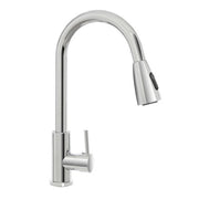 Miscelatore cucina cromato in acciaio inox con doccetta estraibile