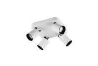 Faretto da Interno  GU10 in Metallo Bianco Opaco