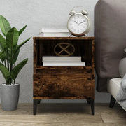 Comodino Rovere Fumo 40x35x50 cm 821820