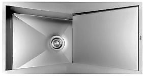 CM 012866RCSSP SPACE REVERS Lavello da incasso 1 vasca con gocciolatoio reversibile 2 fori per rubinetteria 100 x 52 cm colore Inox satinato