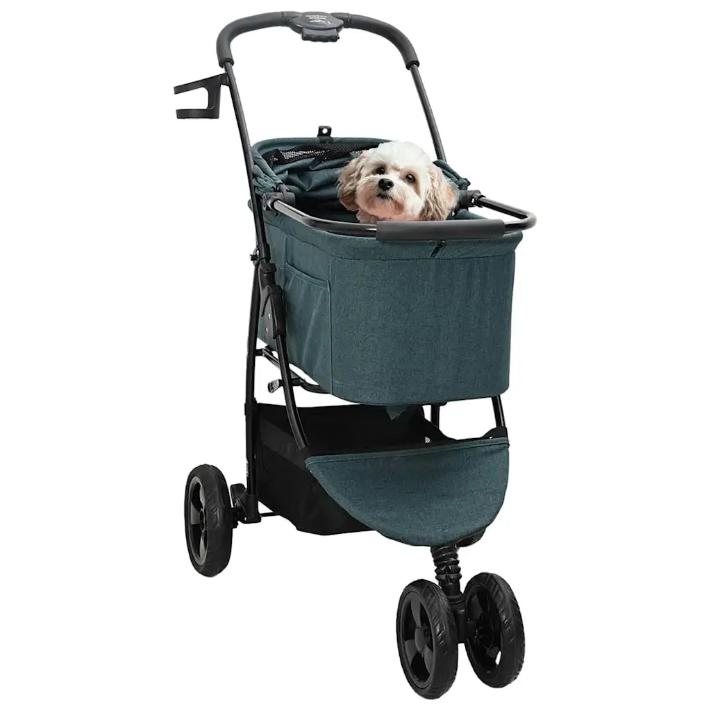 Passeggino pieghevole per animali Verde 78 x 54 x 101 cm 42012438