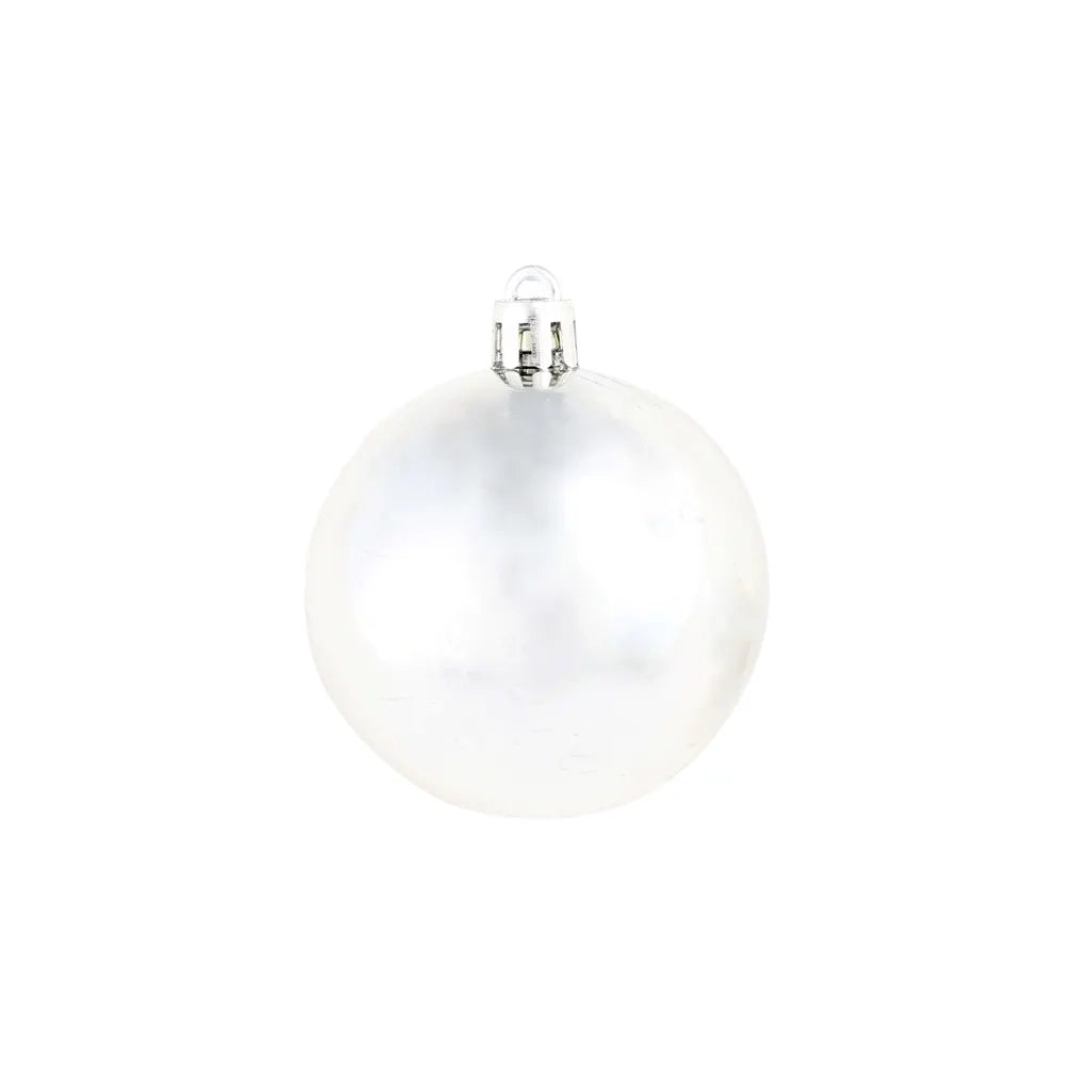 Set Palline di Natale 100 pz 3/4/6 cm Argento CFW3903570