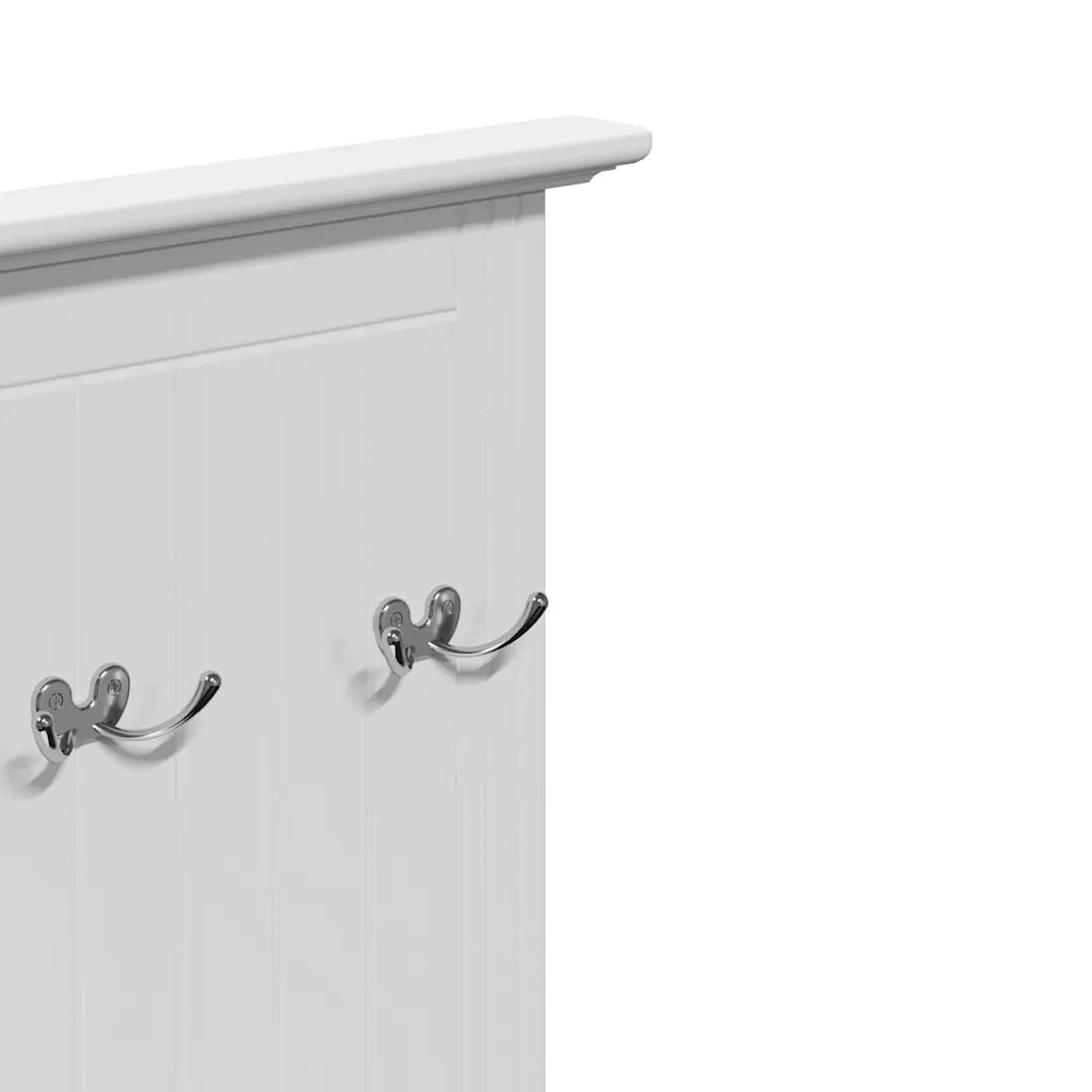 Carrello da Cucina BODO Bianco e Marrone 72x45x80 cm CFW6297705
