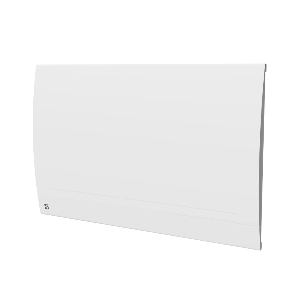 Radiatore elettrico fisso connesso WIFI con inerzia a secco in ceramica 1500W LESSO CONNECT orizzontale bianco