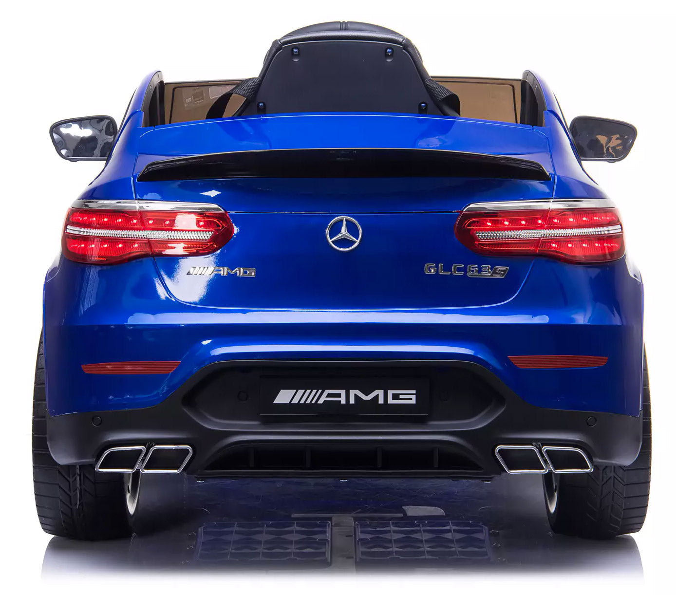 Macchina Elettrica per Bambini 12V con Licenza Mercedes GLC 63S Coupè Blu Metallizzato