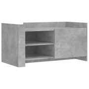 Tavolino salotto | Tavolino da caff¨¨ | Tavolino da Soggiorno Grigio Cemento 100x50x50 cm Legno Multistrato